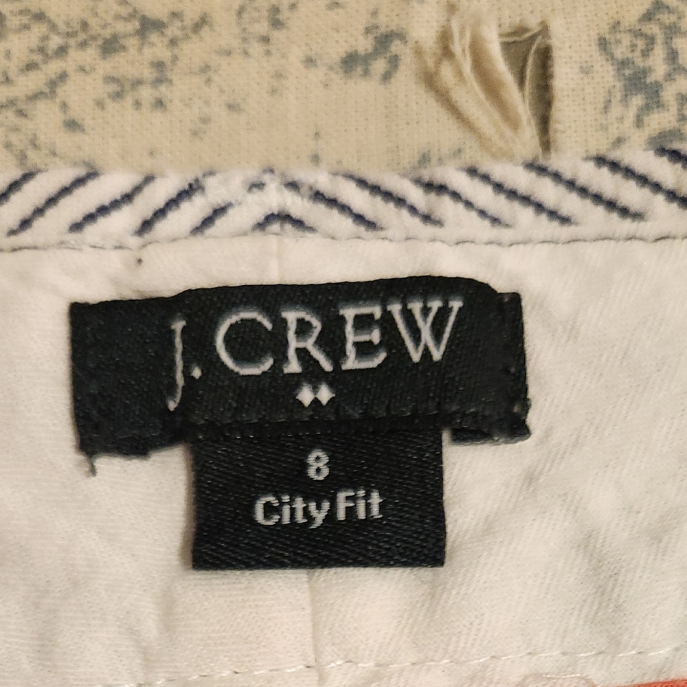 J. Crew Black and White Striped Women's Bermuda Shorts Size 8 - Picture 5 of 5